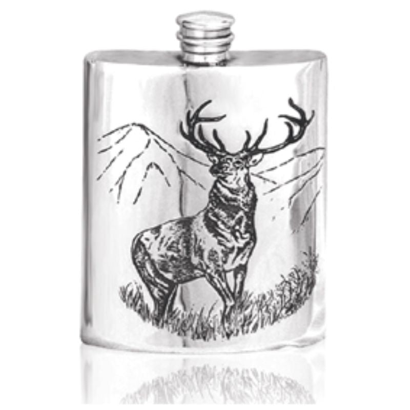 HIP FLASK - PTER STAG (6oz)