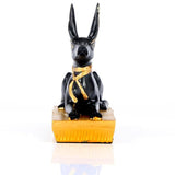 Black & Gold Anubis Recumbent - Set of 6