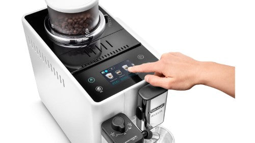 Fully Automatic Coffee Machine - De'Longhi Rivelia Arctic White