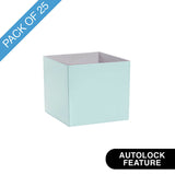 Mini Posy Box Gloss Autolock Base Pk25 Baby Blue (13x12cmH)