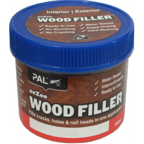 Eezee Wood Filler in Rimu color, 100ml, water-based, quick-drying, ideal for seamless repairs on various surfaces.