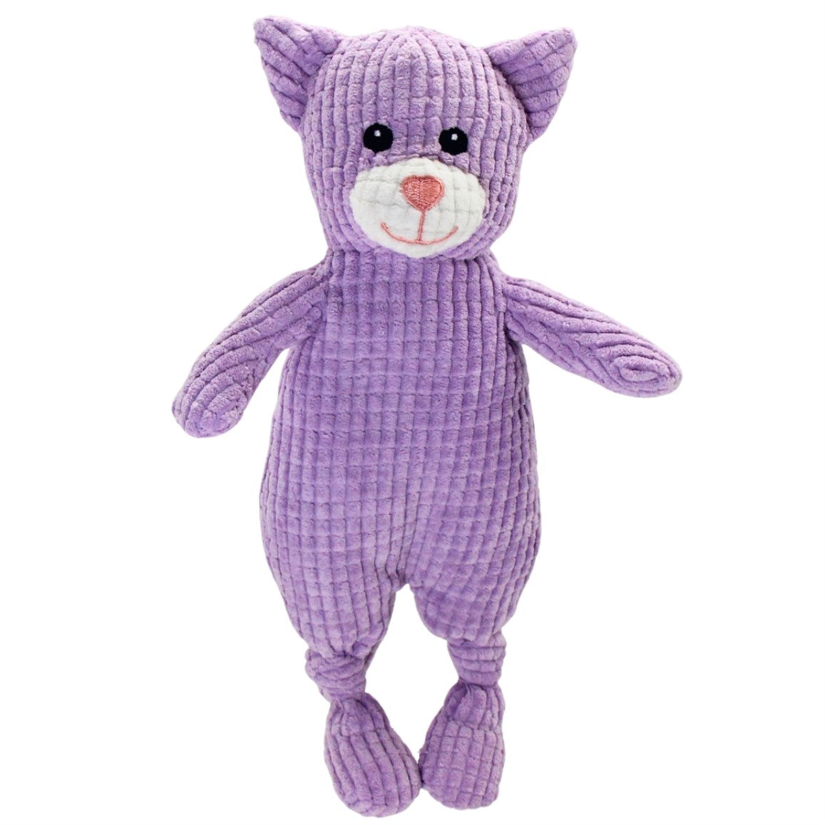 Soft Plush Toy - Clementine Cat. Purple Cat Baby Cuddly
