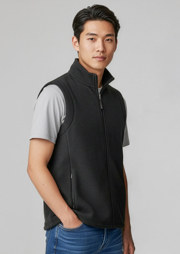 Plain Mens Vest - Black