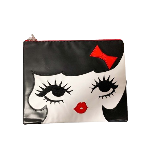 Fluff Ipad Sleeve - Doll Face