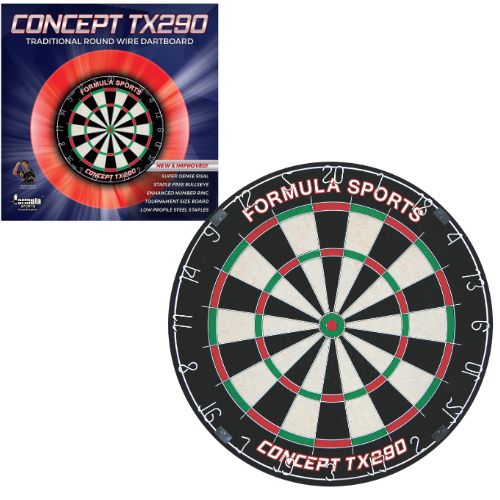 Bristle Dartboard Round Wire - Formula Sports Concept TX290