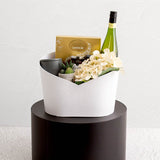 Hamper Bucket Oval Large White