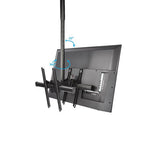 Ceiling TV Mount for Back-to-Back Displays - 1.07 m to 1.52 m Pole