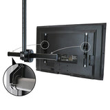 Ceiling mount for TVs 32"-75", full motion design for optimal viewing angle, extending from 22" to 33.5", supports 110 lbs.