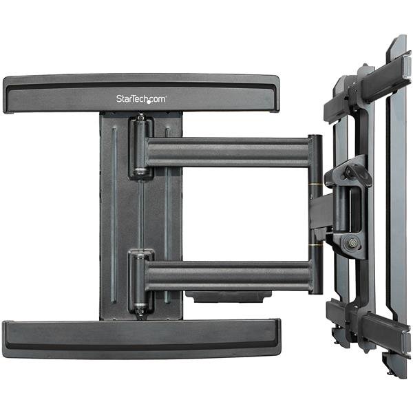 Full Motion TV Wall Mount for screens up to 80", featuring flexible adjustments, robust steel design, and easy installation.