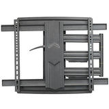 Full Motion TV Wall Mount for TVs up to 80", features robust steel, full-motion adjustment, and cable management for organized viewing.