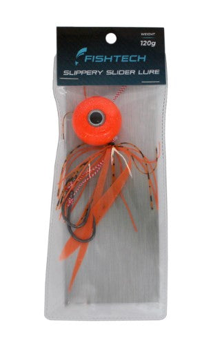 Fishtech 120g Slippery Slider Lure - Orange