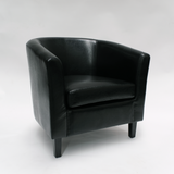 Tub Chair - Makers PU (Black)