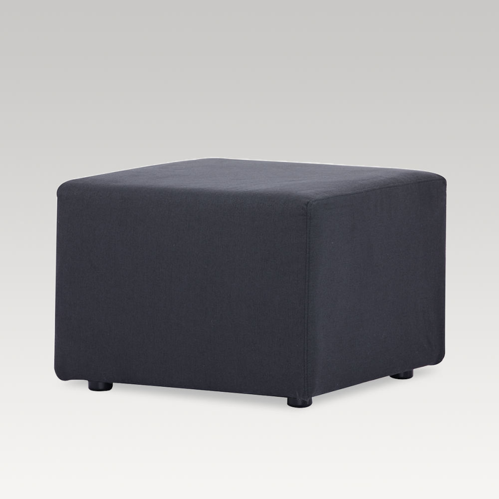 Fabric Ottoman - Makers Mod (Blue)