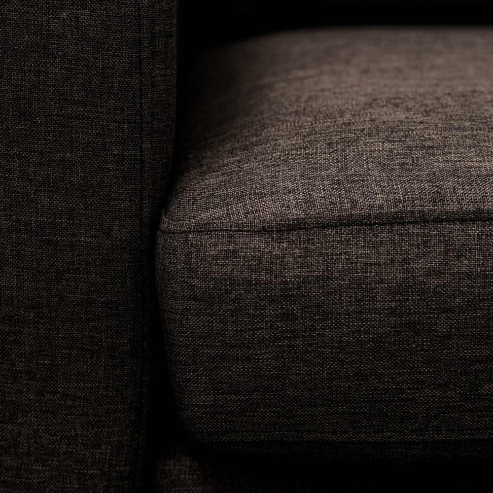 Makers Gregor Fabric Single Seater Sofa - Brown