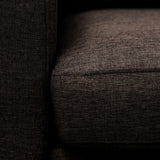 Makers Gregor Fabric Single Seater Sofa - Brown