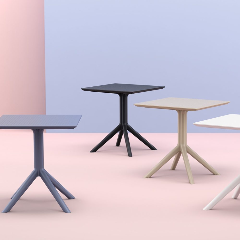 Table - Sky 70 x 70cm (Black)