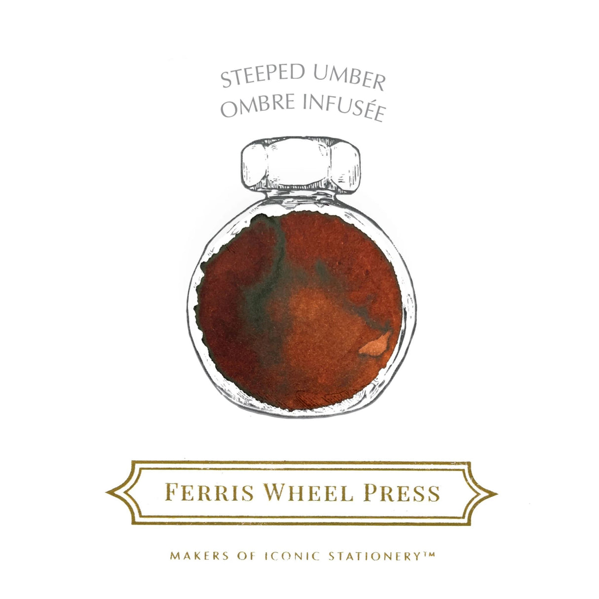 Ferris Wheel Press Fountain Pen Ink Steeped Umber 38ml