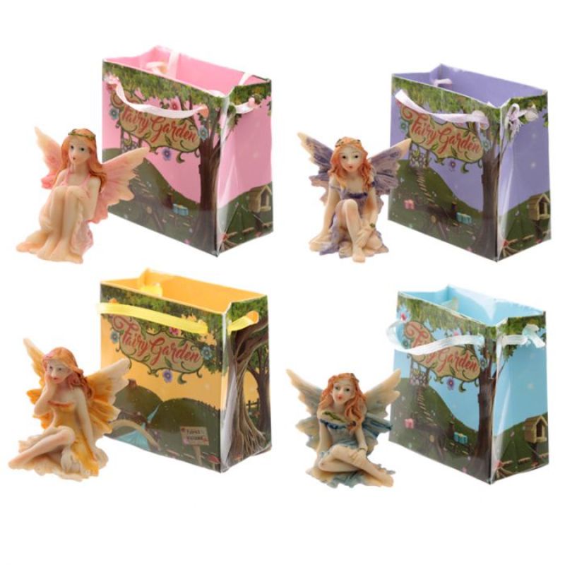 Flower Fairy Garden Fairy in a Mini Gift Bag (Set of 24 Assorted)