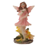 Set of 12 Meadow Flower Fairy figurines, colorful and whimsical, perfect for decor, gifts, or creating a fairy garden.