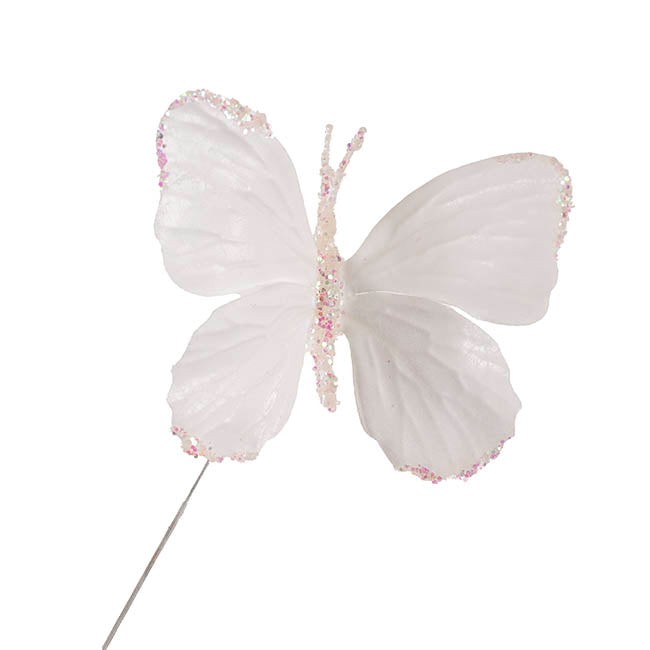 Butterfly Spray Elegant White
