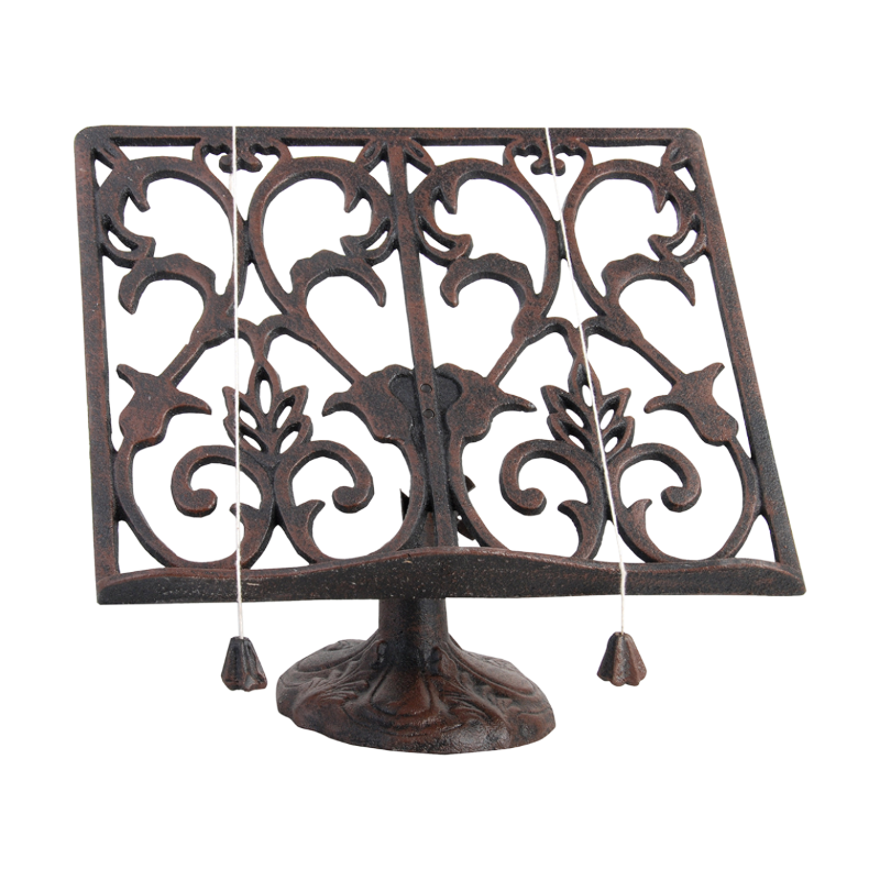 Cook Book Stand - Cast Iron (26 x 13 x 24cm)