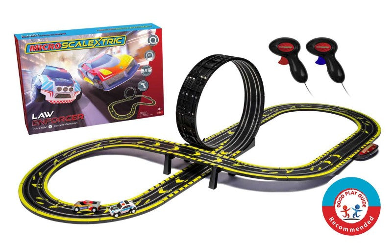MICRO SCALEXTRIC LAW ENFORCER SET (MP)