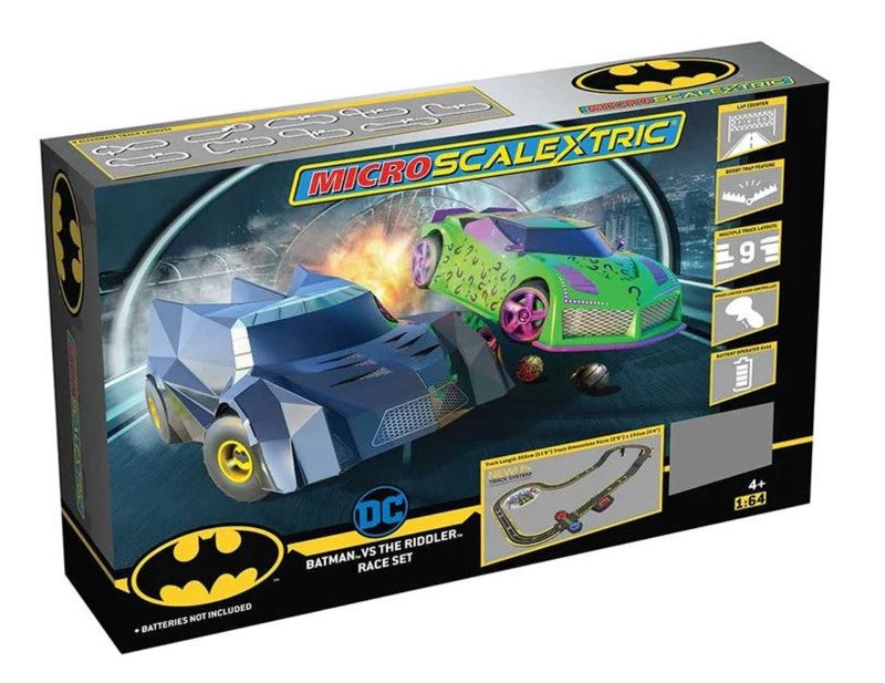 MICRO SCALEXTRIC BATMAN VS RIDDLER RACE SET