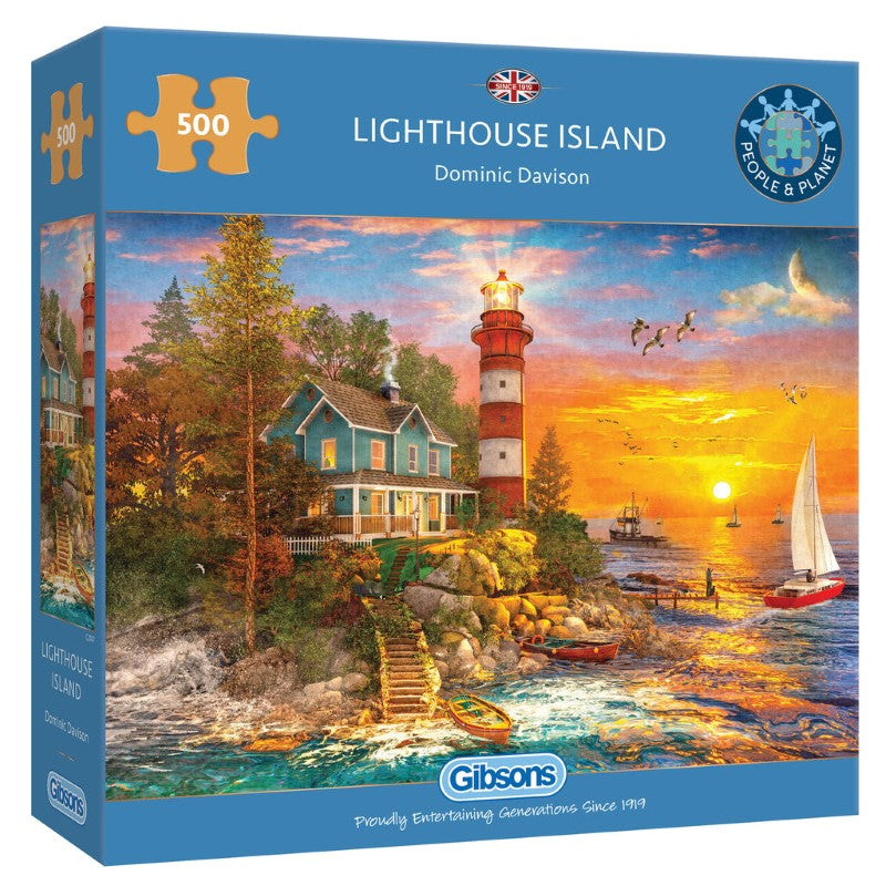 Jigsaw Puzzle - GIBSONS LIGHTHOUSE ISLAND (500PC)