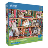 Jigsaw Puzzle - GIBSONS PUSS BACK IN BOOKS (500XL)