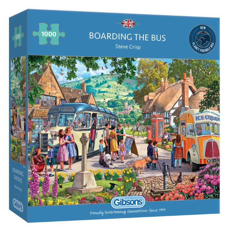 Jigsaw Puzzle - GIBSONS BOARDING THE BUS (1000PC)