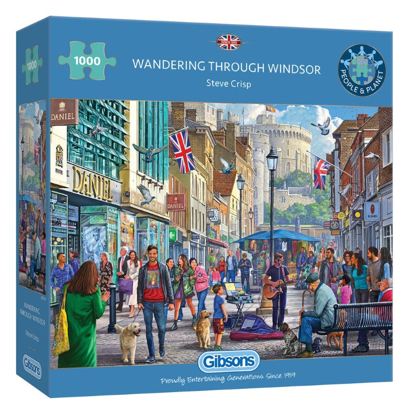 Jigsaw Puzzle - GIBSONS WANDERING THROUGH WINDSOR (1000PC)