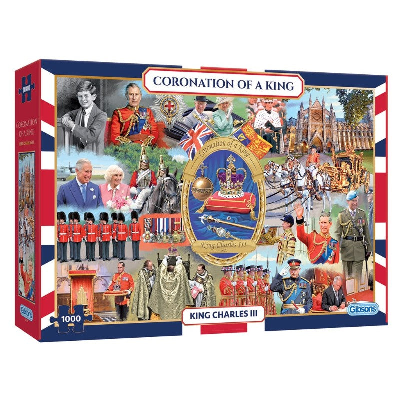 Jigsaw Puzzle - GIBSONS CORONATION OF A KING (1000PC)