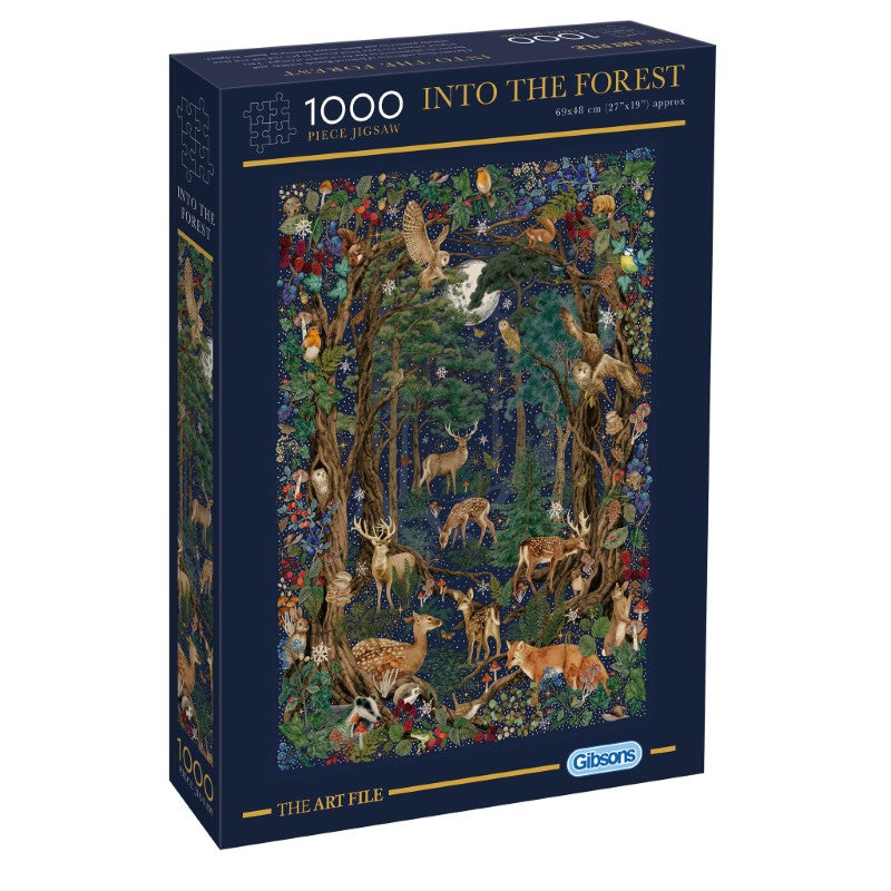 Jigsaw Puzzle - GIBSONS THE ART FILE INTO THE FOREST (1000PC)