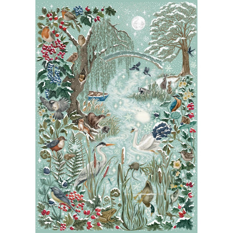 Jigsaw Puzzle - GIBSONS THE ART FILE FROSTED RIVER (1000PC)