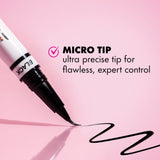 Liquid Eyeliner - L.A. Girl Blissful Duo Brush (Black/Brown)