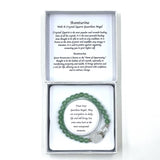 Bracelet - Aventurine Crystal Heart Guardian Angel