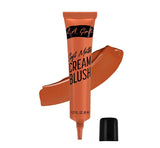 Soft Matte Cream Blush in Blissful by LA Girl, featuring a creamy texture for a soft matte finish, ideal for cheeks and lips.