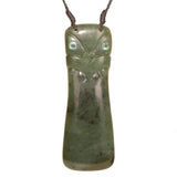 Pendant Necklace - Drop With Tiki Face (12.1 x 4.3cm)