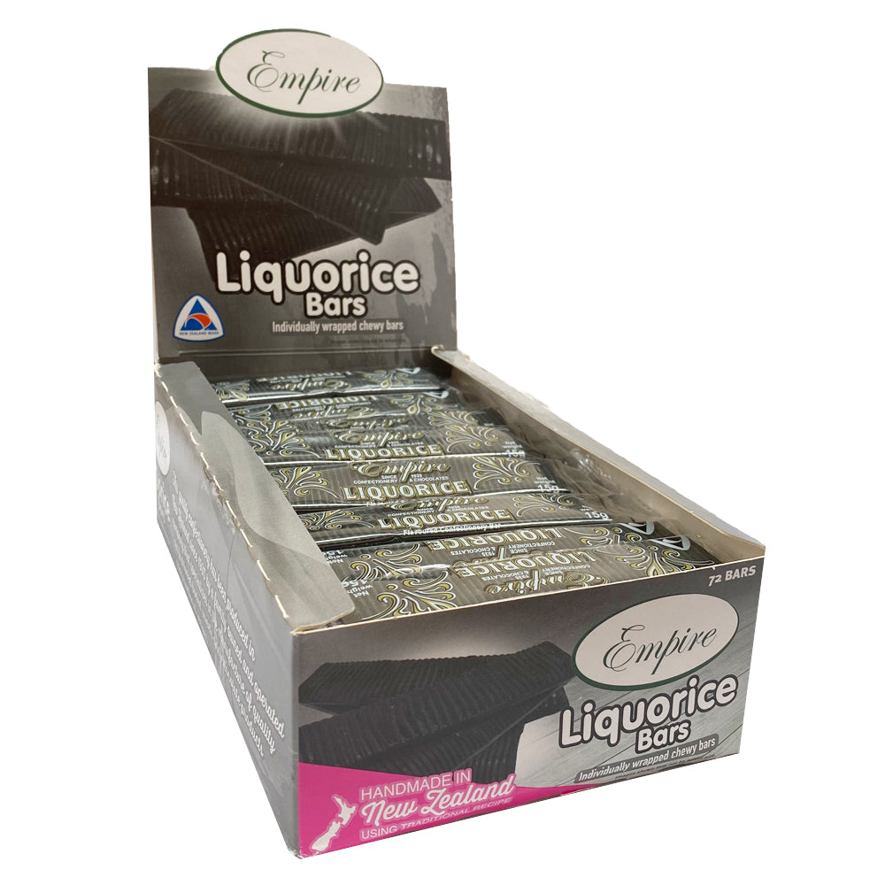Empire Liquorice Bars - Box of 72