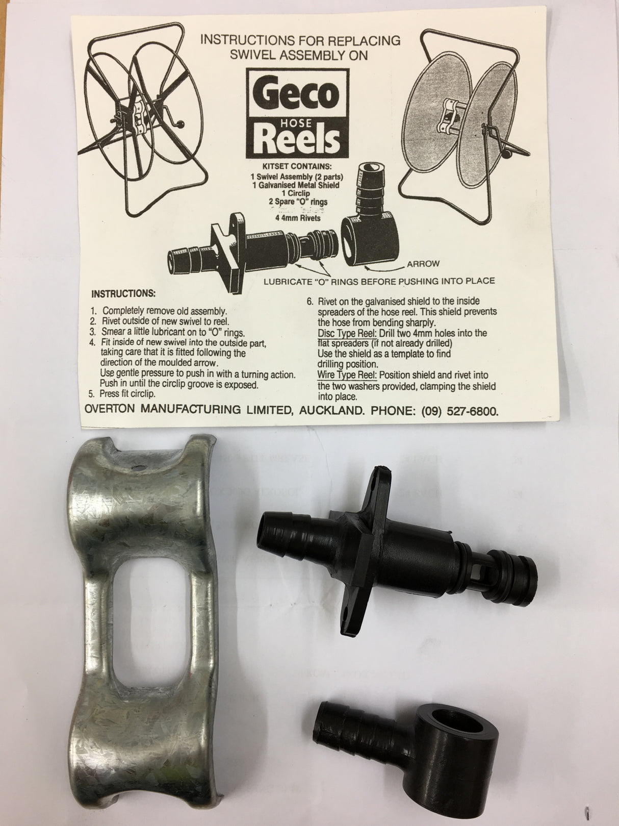 Hose Reels Spare Gland Fitting Comp for Metal Geco; durable, leak-minimizing, easy-install replacement accessory for optimal performance.