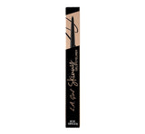 Ultra-skinny gel eyeliner pencil in Silky Black, designed for precise lines, smudge-proof wear, and enriched with nourishing ingredients.