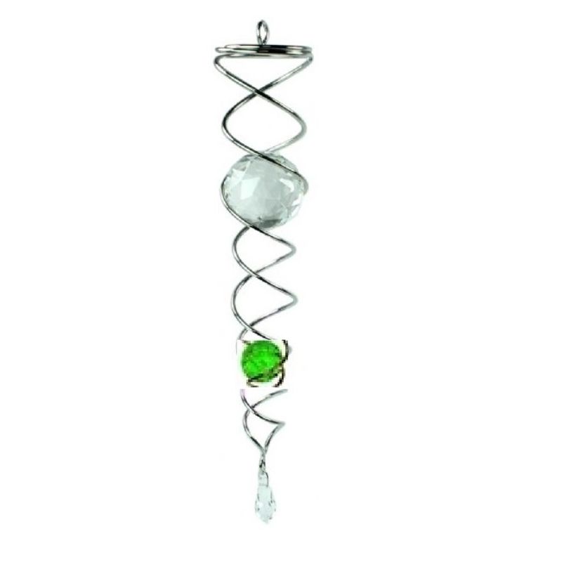Garden Ornament - Vortex Spinner Green