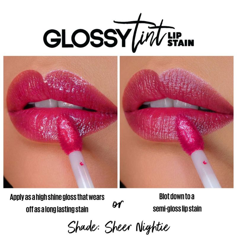 LA Girl Glossy Tint Lip Stain - Sheer Nightie