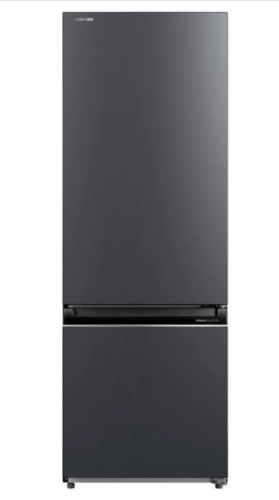 Bottom Mount Fridge Freezer = Toshiba 325L Morandi Grey (GR-RB410WE-PMM(06))