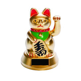 Solar Dancer - Golden Lucky Cat (12cm)