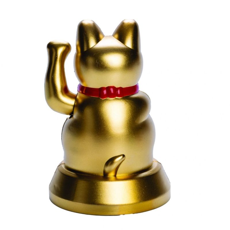 Solar Dancer - Golden Lucky Cat (12cm)