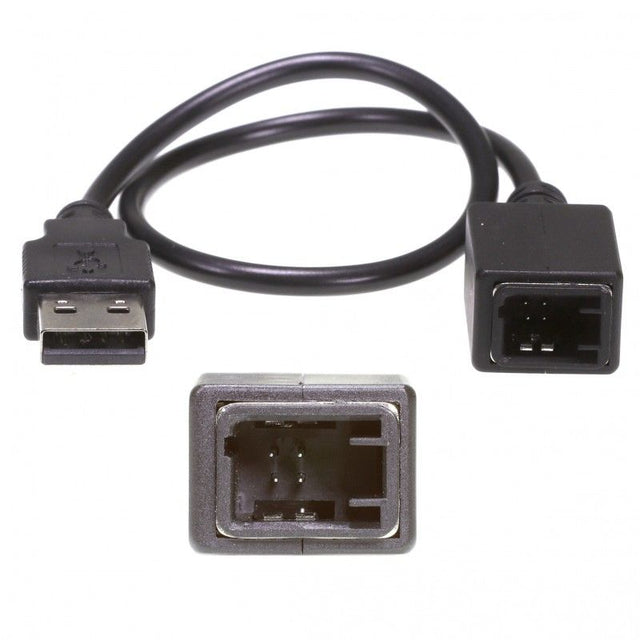 USB Retention Harness for Isuzu DMAX/MUX, enabling aftermarket headunit installation while retaining factory USB functionality.