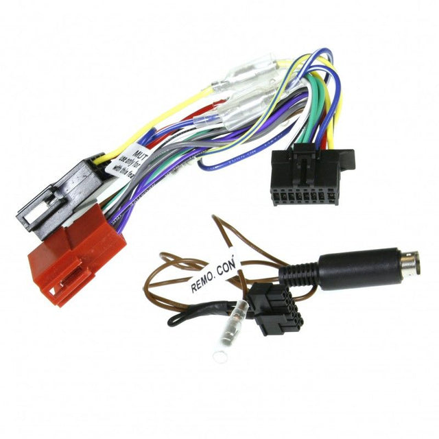 KENWOOD TO ISO patch lead for seamless connection of aftermarket head units with steering wheel control compatibility.