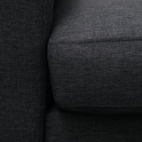 Makers Gregor Fabric Single Seater Chair - Charcoal