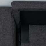 Makers Gregor Fabric Single Seater Chair - Charcoal